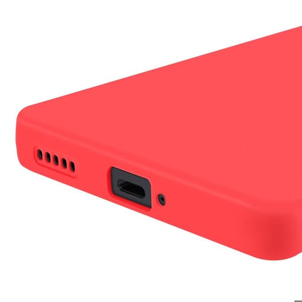 Coque - Honor - Magic 7 Lite - Silikonmaterial - Repellerande - Skyddad Kamerablokk Röd