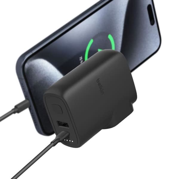 Matkalaite - Belkin - 25W - 5000mAh - USB-C - Kompakti Svart