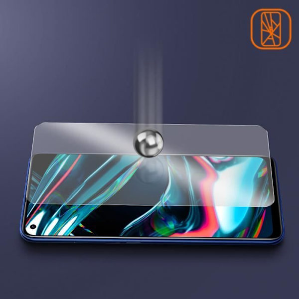 Skärmskydd - IMAK - Realme 7 Pro - Flexibelt latex - Stötbeständigt - Transparent Transparent