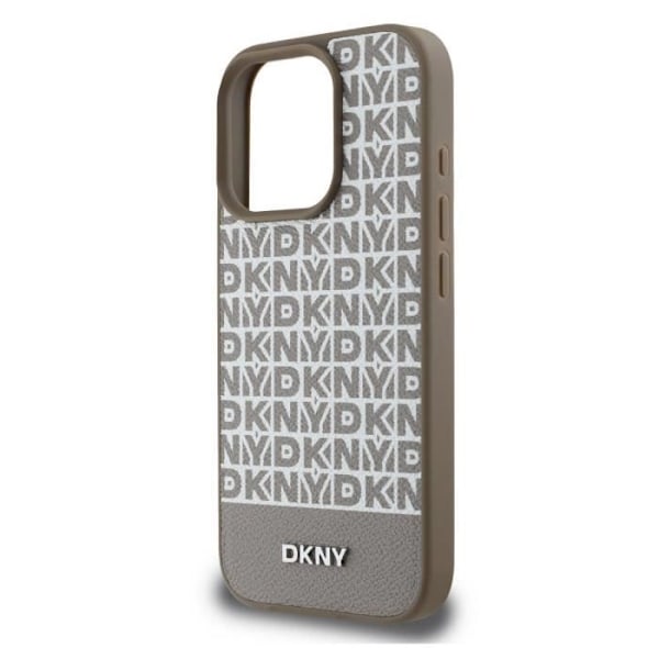 Skyddande Fodral för iPhone 16 Pro med MagSafe Nedre Rem DKNY Brun Vit