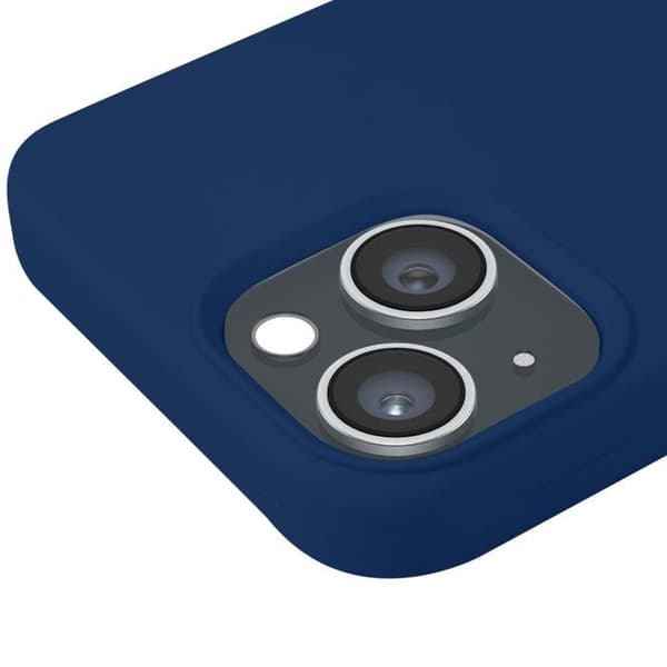 Cover - MOXIE - iPhone 15 - TPU - Indvendig i mikrofiber - Stødabsorption Blå