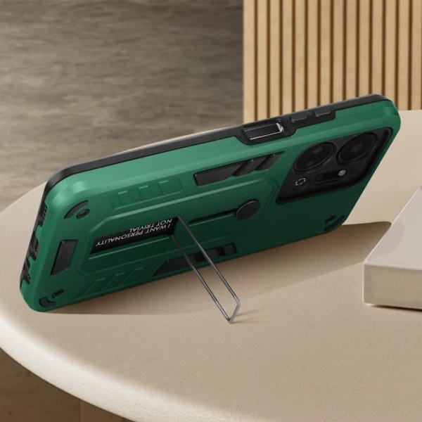 Smartphone-fodral - AVIZAR - Slidy-serien - Stötsäker - Fällbar ställning - Grön Grön