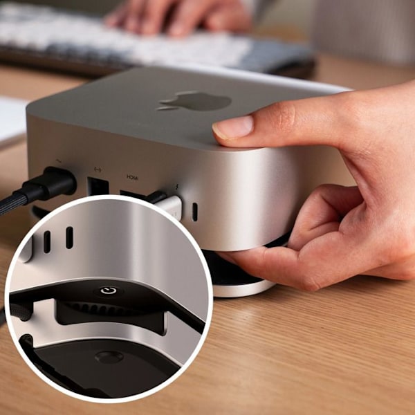 Mac Mini 2024:n kotiasema USB C -hubilla ja SSD-tallennuksella Satechi