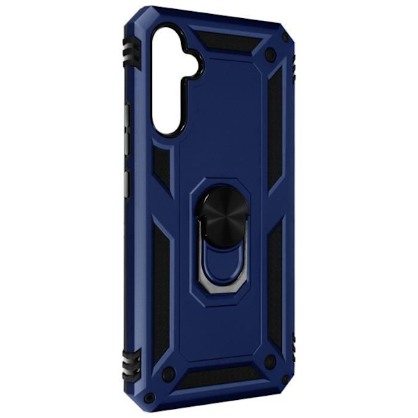 AVIZAR Hybrid Skyddsfodral för Samsung Galaxy A34 5G - Blå - Magnetisk ringställ Blå