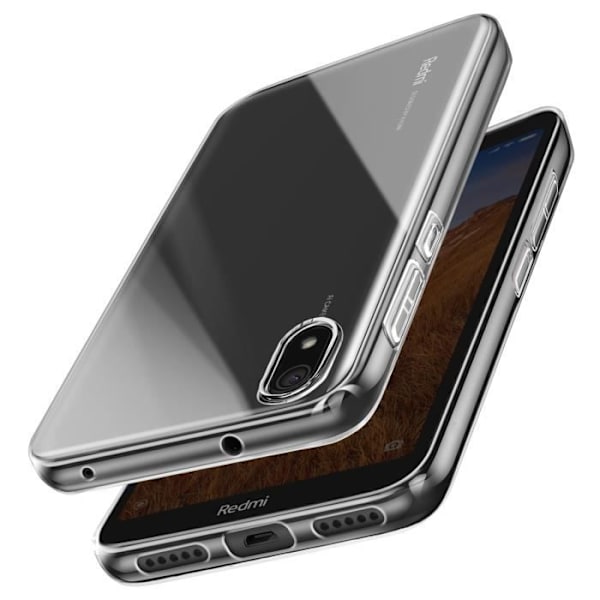 Coque til Xiaomi Redmi 7A Sørgdig Silikone Tynd Let Transparent Transparent