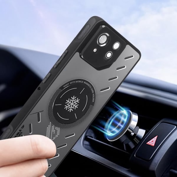 Fodral till Asus ROG Phone 8 5G - IMAK - Styv förstärkt mjuk kontur - Svart Svart