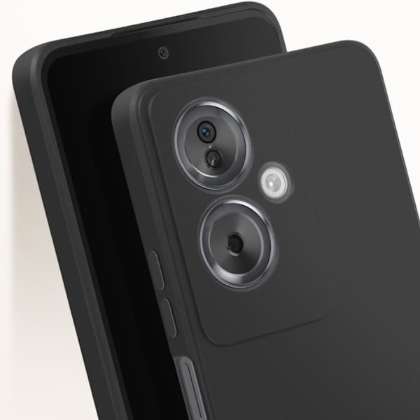 Coque til Oppo A79 5G Blød Mat Sort Svart