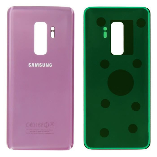 Batterikapacitet - Samsung - Galaxy S9 Plus - Lila bakpanel - Graverad logotyp - 20 g Lila