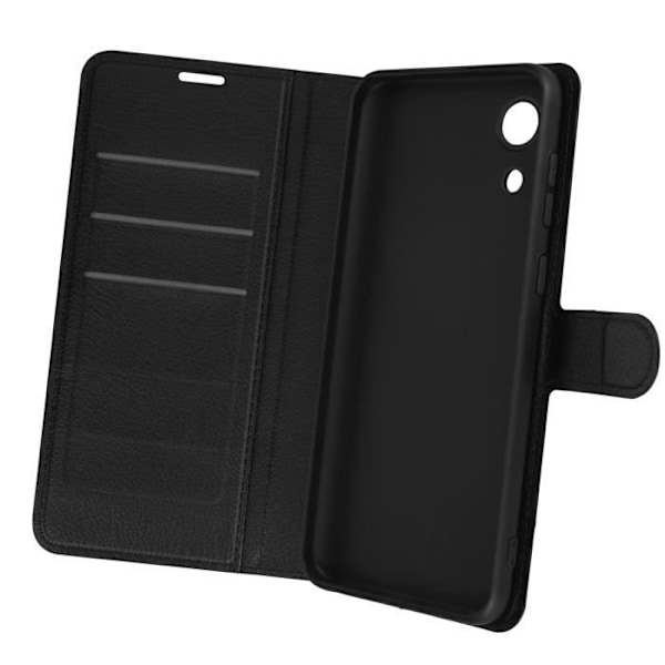 Samsung Galaxy A03 Core Case - AVIZAR - Video Stand Plånboksfodral - Svart Svart