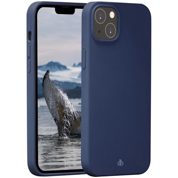Bakre skal - dbramante1928 - Monaco - iPhone 14 Plus - Blå - 75% återvunna material Blå