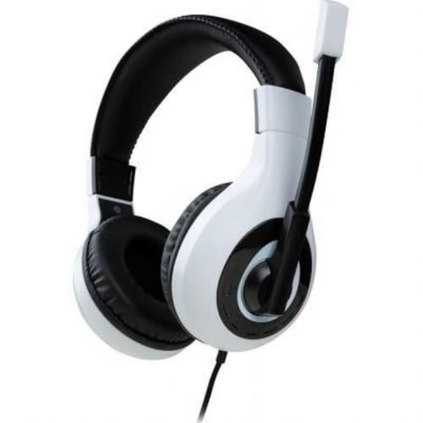 PC headset - BIGBEN CONNECTED - Hvid / Sort - Kablet - 3,5 mm jackstik - Omnidirektionel mikrofon Vit