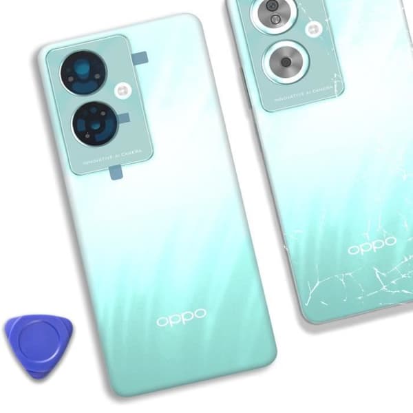 Ersättningsbaksida för Oppo A79 Grön Grön