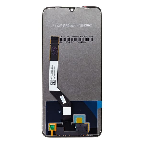 LCD Erstatningsskærm - Xiaomi - Redmi Note 7 - IPS - 5,5 tommer - Sort Svart