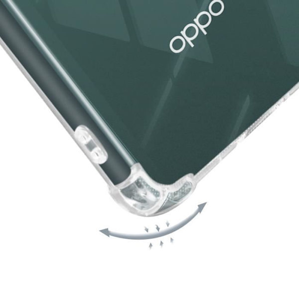 AVIZAR fodral till Oppo Reno 11F - Stötsäker, Förstärkta hörn, Transparent Transparent