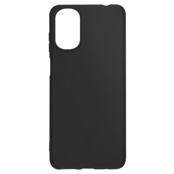 Motorola Moto G22 Flexibelt silikonfodral Matt Finish Anti-fingerprint Svart Svart
