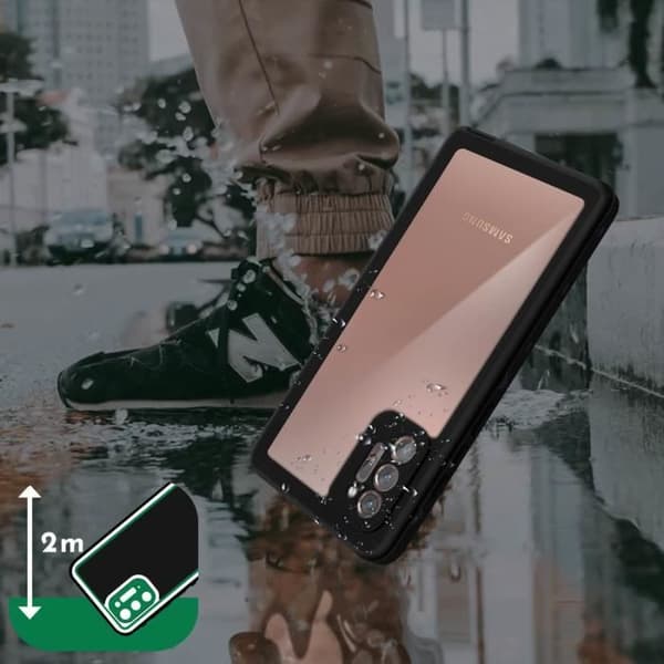 Coque - REDPEPPER - Galaxy Note 20 Ultra - Iskunkestävä - Vedenpitävä - Musta Svart