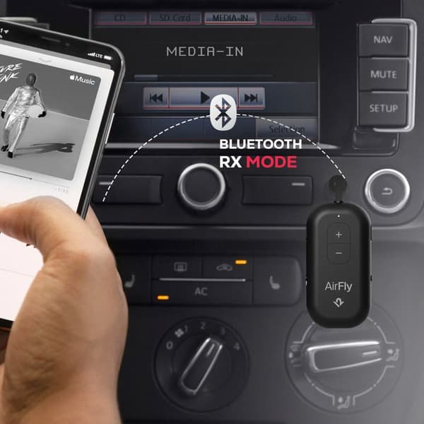 Transmetter Audio Bluetooth AirFly Pro 2 Jack 3.5mm Twelve south Svart