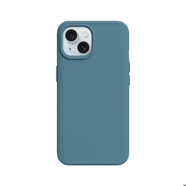 Cover til iPhone 15 Plus RHINOSHIELD Model SolidX Kompatibel med Trådløs Opladning Blå