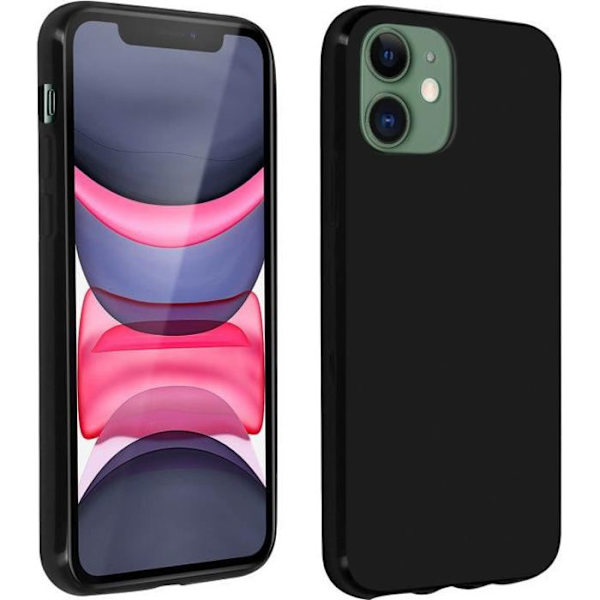 Coque - UNDERRETTE - iPhone 11 - Silikone Gel Fleksibel - Ultra Fin - Modstandsdygtig Sort Svart
