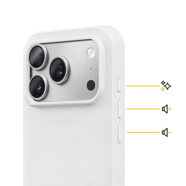 "Cover til iPhone 17 Pro Model SolidX Stødabsorberende 3.5 m MIL-STD 810G certificeret Rhinoshield Hvid" Vit