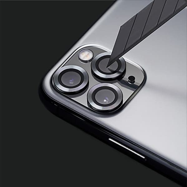 Objektivskydd - RhinoShield Härdat Glas - iPhone 16 Pro / 16 Pro Max - Ultra Resistent - Antidim Vit