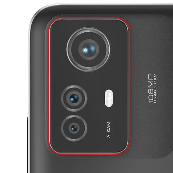 Kameralinse Bagtil til Xiaomi Redmi Note 12S med Sort Chassis Support Svart