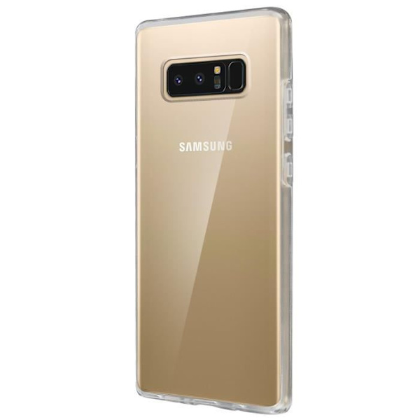 Skyddsfodral - Galaxy Note 8 - Transparent - Silikon - Polykarbonat - Ultra-tunn Transparent