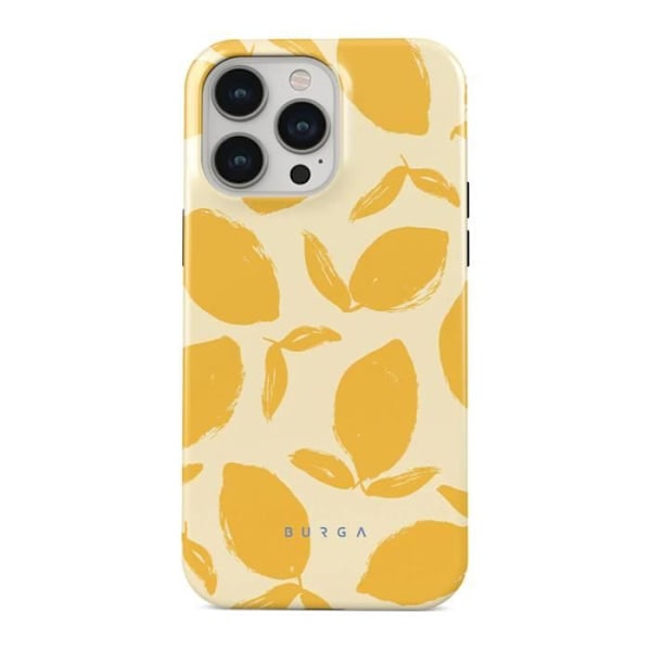 Coque til iPhone 14 Pro MagSafe Tough Antichocs Model Lemon Tart Burga Gul Beige