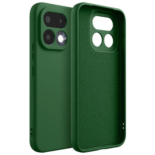 Realme 16 Pro Soft-Touch Silikoni Fast Cover -kuori Vihreä Grön