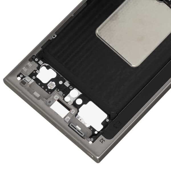 Central Chassis - SAMSUNG - S24 Ultra - Original - Mørkegrå - Service Pack Mørkegrå