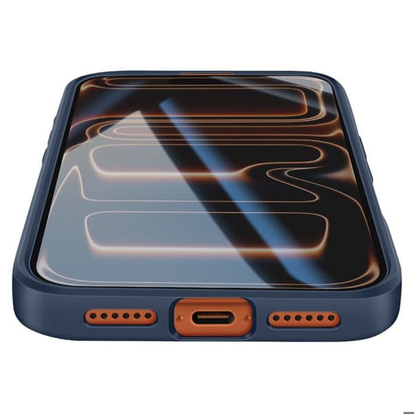 Fodral för iPhone 17 Pro Max - SPIGEN - Liquid Air - Mjuk - Rutschfri - Mörkblå Blå