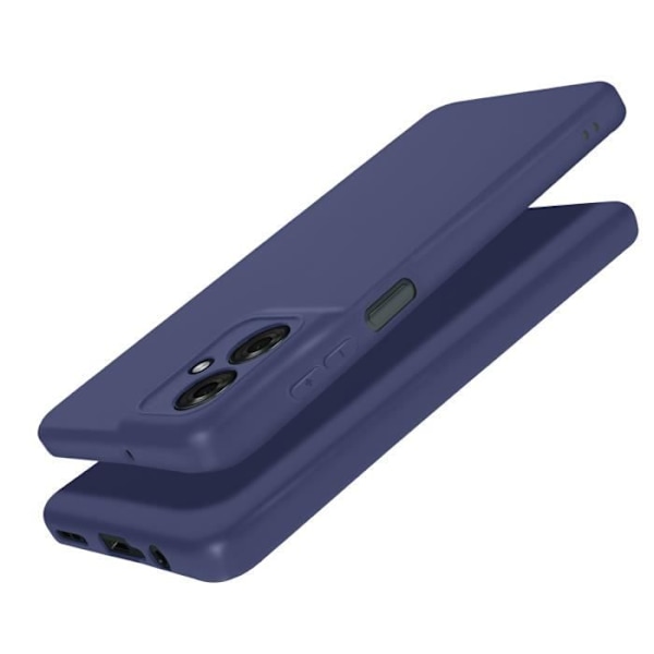 Coque til Motorola Moto G55 Silikone Blød Mat Natsværte Blå