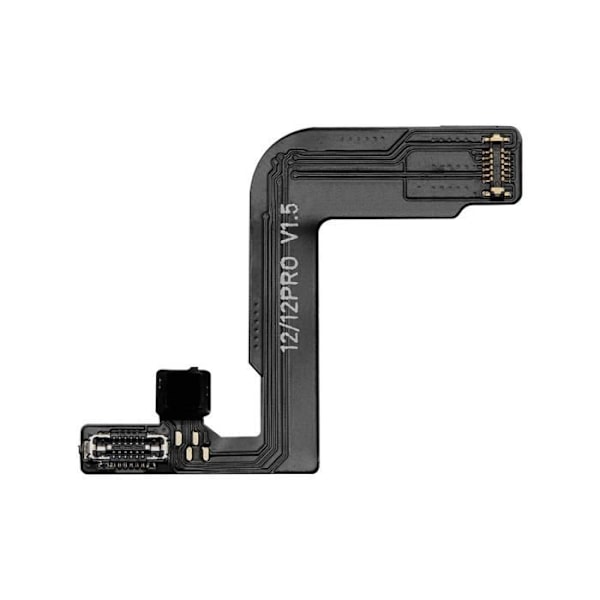 Reparations-nappe til Face ID for iPhone 12 og 12 Pro Sort Svart