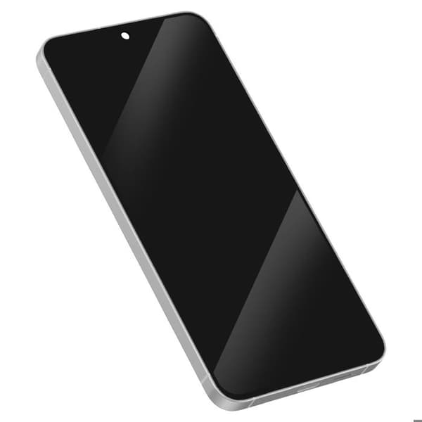Fuldt kompatibel skærm til Galaxy S25 FE LCD-panel med lys blå ramme Blå