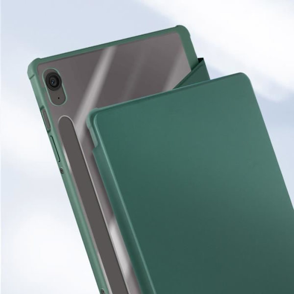 AVIZAR kotelo Samsung Galaxy Tab S9 FE:lle - 360° kääntyvä jalusta - vihreä Grön