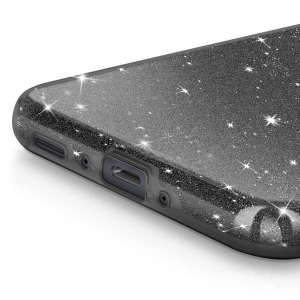 Coque - Samsung - Galaxy A35 - Ultrafin silikone - Glimmer - Sort Svart