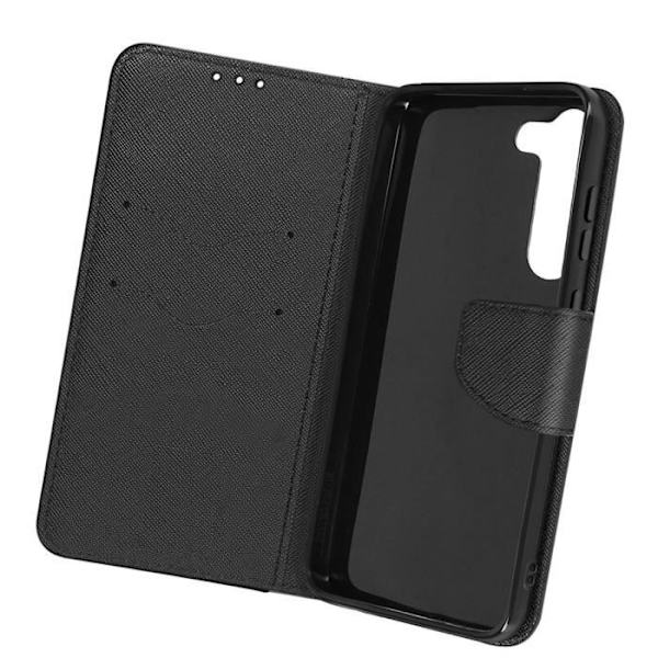 Fancy Folio Case kompatibelt med Samsung S23 Plus Black Case