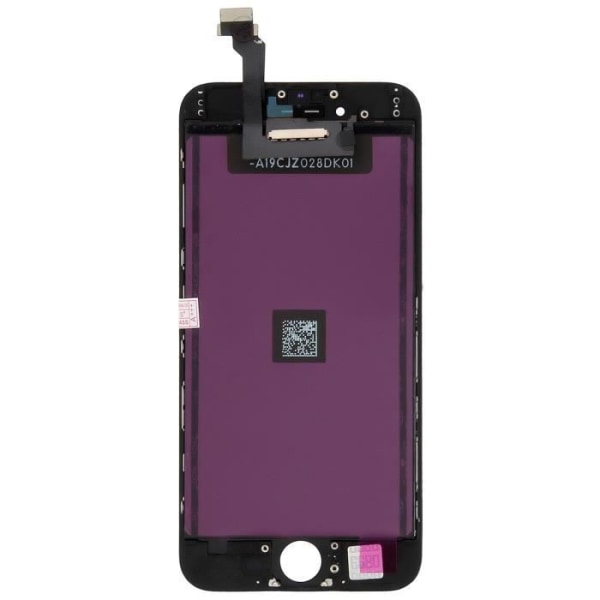 LCD skærm - AVIZAR - iPhone 6 - Touch - Sort - Udskiftning af skærm Svart