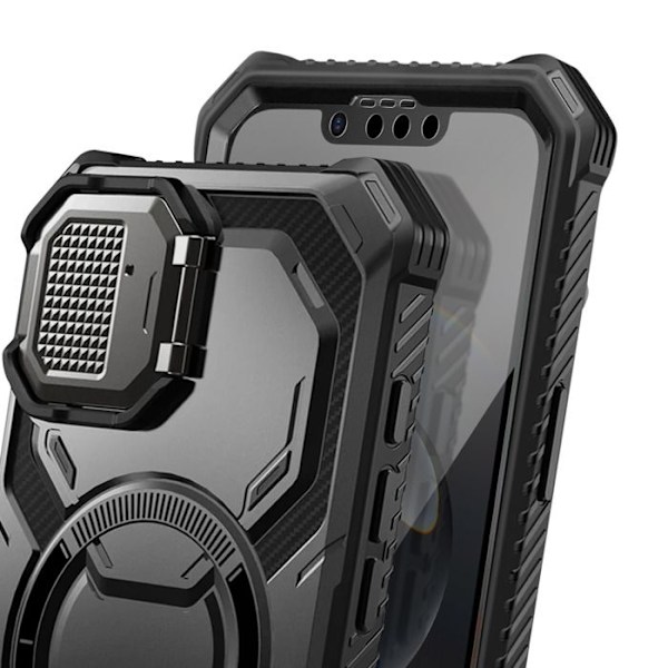 Coque Intégrale til iPhone 16e Stødabsorberende Kompatibel med MagSafe I-Blason Sort Svart