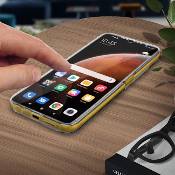 Coque - Xiaomi - Poco M3 - Hårdt Bagbeskyttelse - Blødt Foran Beskyttelse - Hvid Vit