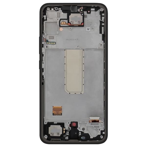 Erstatnings LCD Skærm til Galaxy A34 med Sort Ramme Svart