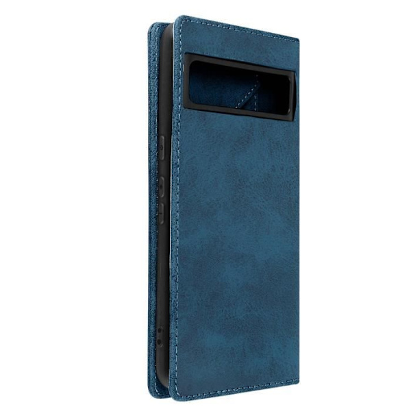 Cover til Google Pixel 8 Pro - AVIZAR - Precious Collection - Anti-RFID-kortholder - Videosupport - Blå Blå