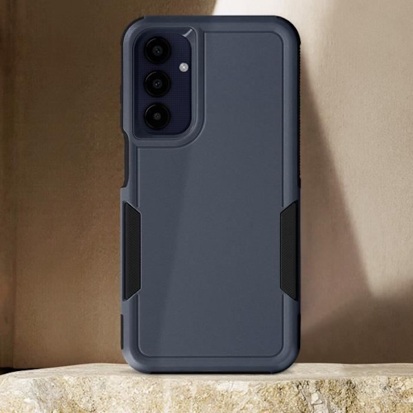 Samsung A25 5G stødsikker taske - AVIZAR - stiv silikone - midnatsblå Blå
