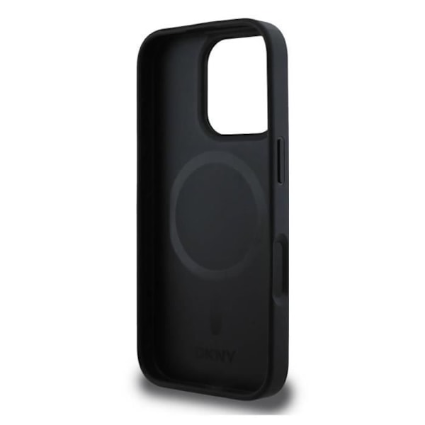 DKNY Sort MagSafe Cover til iPhone 16 Pro Max med Bundrem Svart