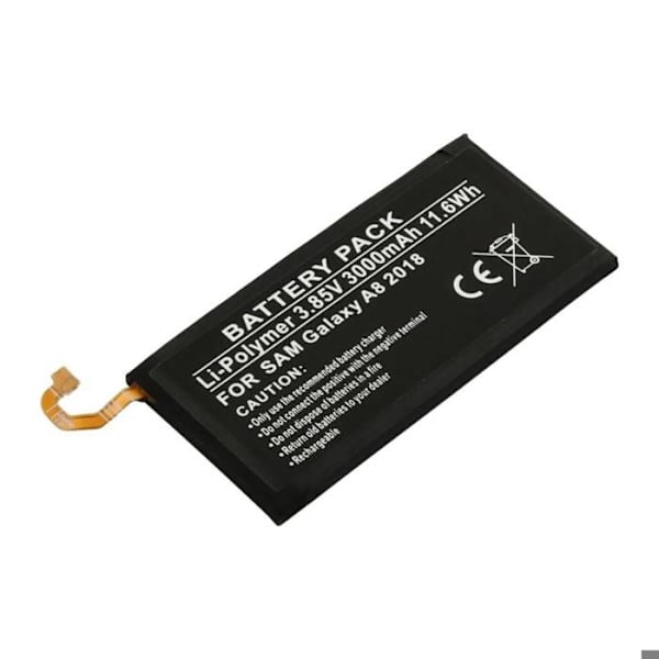 Batteri til Galaxy A8 2018 3,85V 3000mAh Li-Polymer