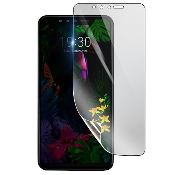 Näytönsuoja - 3MK - LG G8s ThinQ - Iskunkestävä Hydrogeeli - Läpinäkyvä - Naarmuuntumaton Transparent