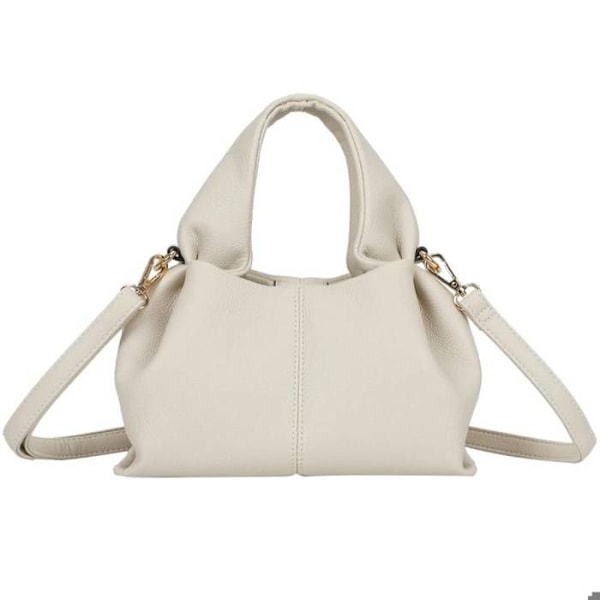 Håndtaske til kvinder med aftagelig skulderrem Gallantry Beige Beige