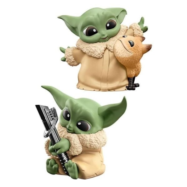 Star Wars Bounty Collection pakke med 2 Grogu Loth-Cat Cuddles & Darksaber Discovery figurer 6 cm