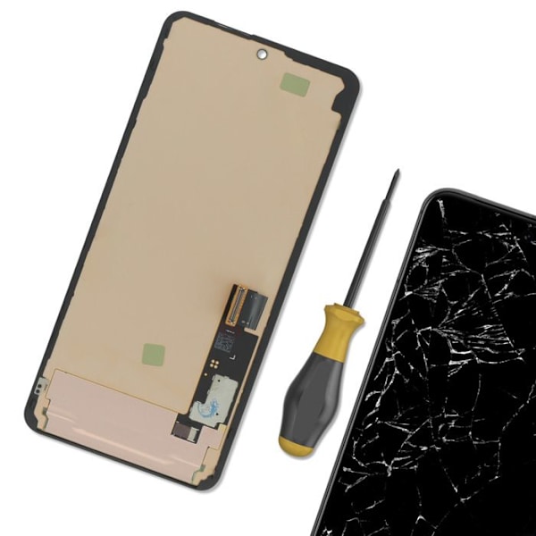 LCD-skærm og berøringsglas til Google Pixel 8 Pro Relife Sort Svart