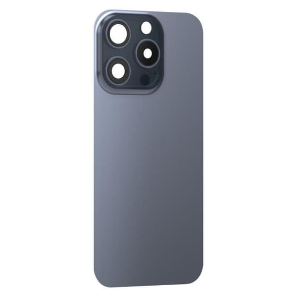 Komplet bagglas til iPhone 15 Pro med MagSafe Dark Grey Blå